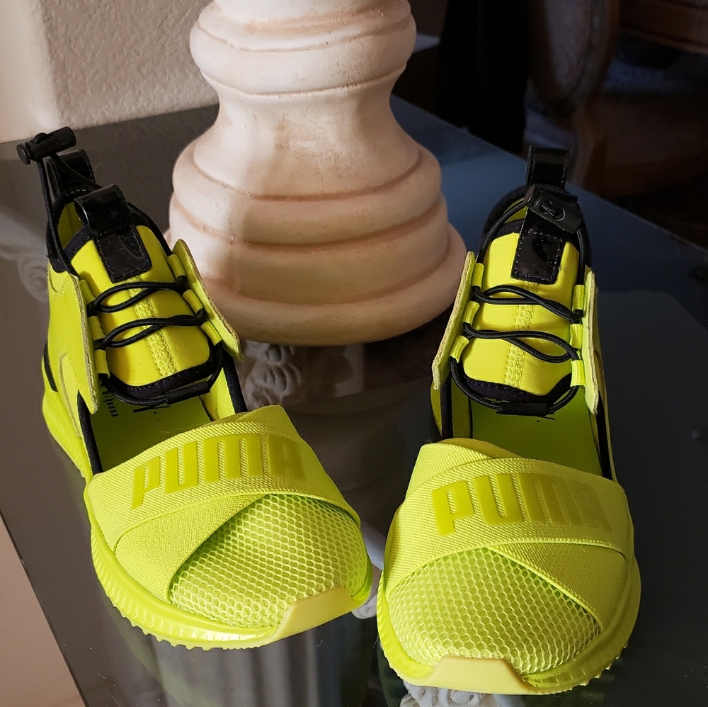 Puma x Fenty by Rihanna lime women's trainers